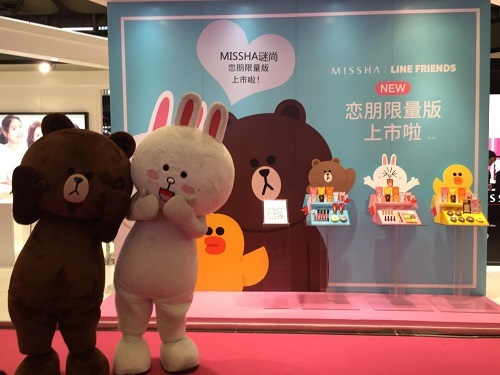 MISSHAxLINE限量版激萌突襲上海美博會(huì)(圖2)